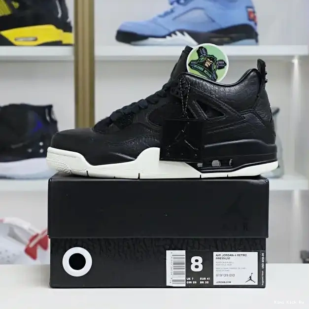 Jordan retro 4 ponyhair Jordan Air black Kimikick 0823